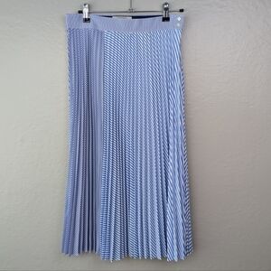 SCOTCH & SODA Mixed Stripe Pleated Skirt S NWT